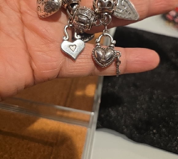 Brighton Silver Heart Charm Bracelet - Picture 7 of 10